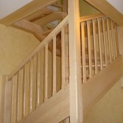 fabrication pose escaliers bois garde corps millau