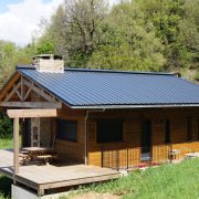 maison ossature bois bardage passive bioclimatique ossature bois camares terrasse