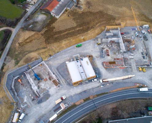 Construction de la zone Cap du Crès à Millau