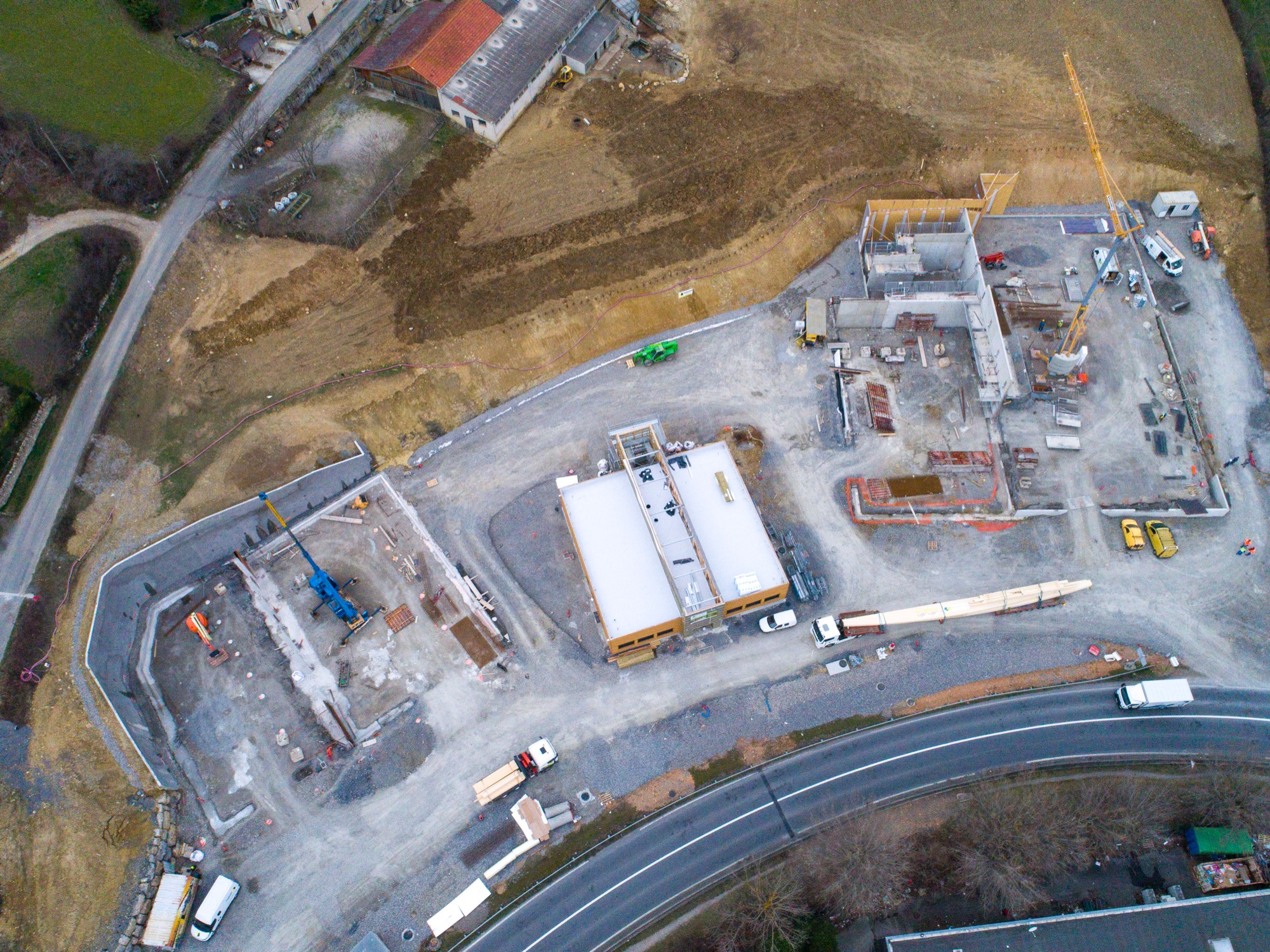 Construction de la zone Cap du Crès à Millau