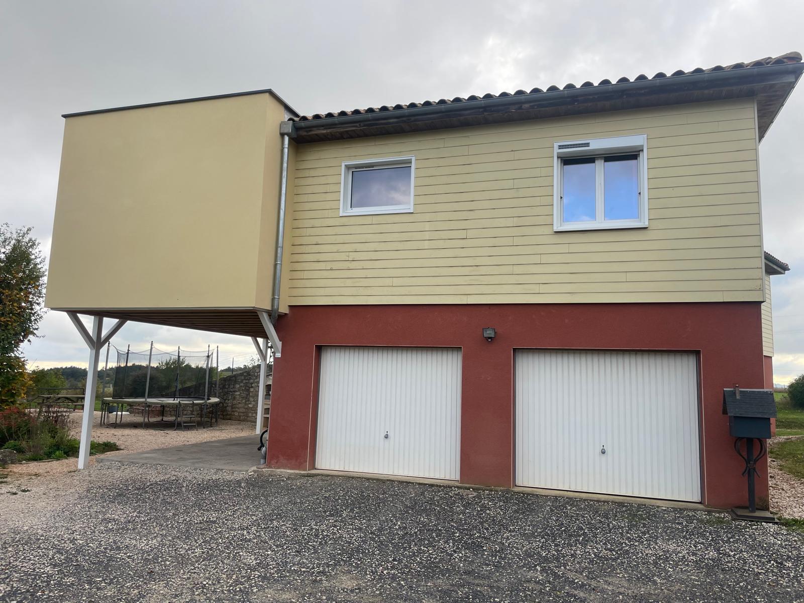 Extension bois sur pilotis - Verrières - Aveyron