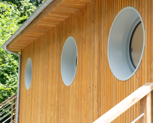 Maison ossature bois sur pilotis