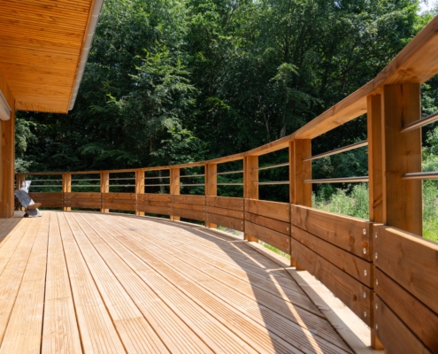 Maison ossature bois sur pilotis