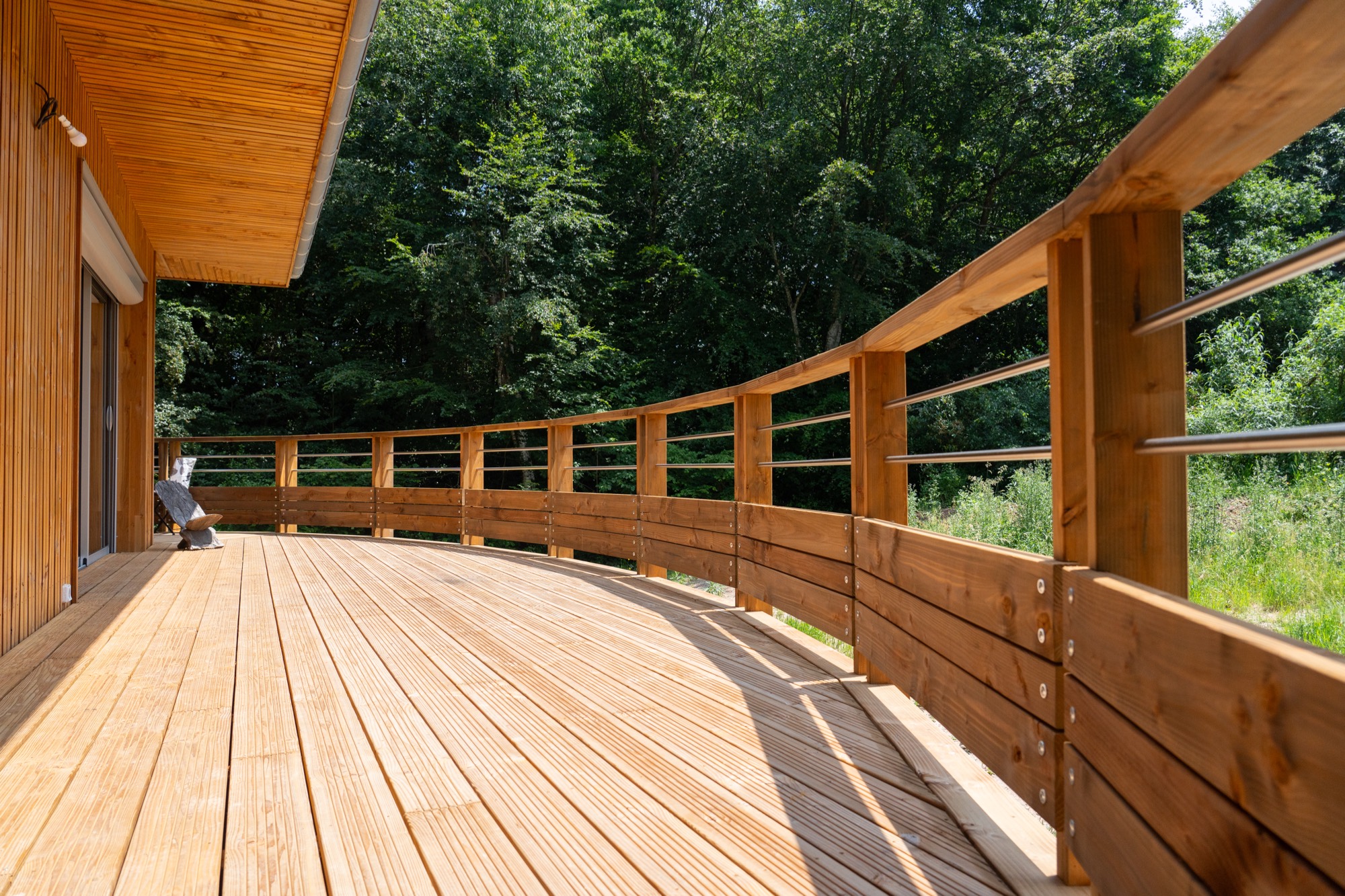 Maison ossature bois sur pilotis