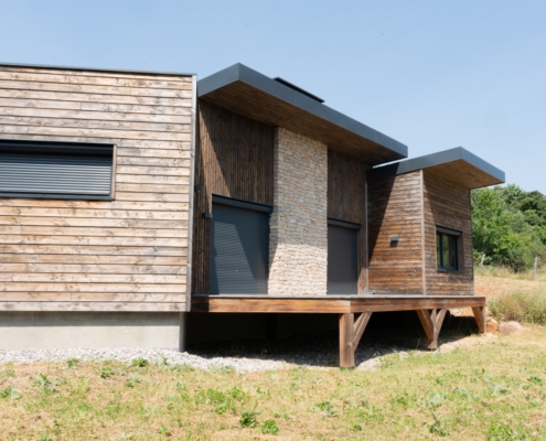 Maison ossature bois de plain pied