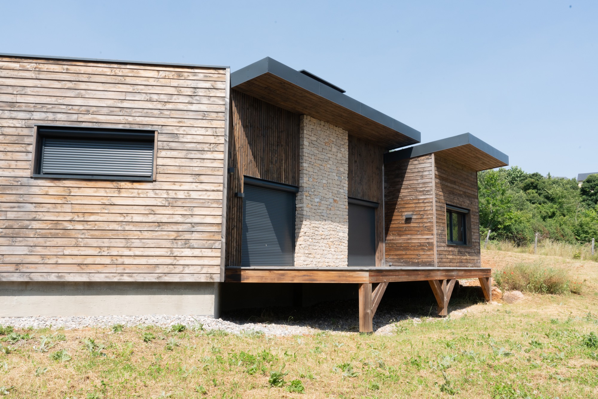 Maison ossature bois de plain pied