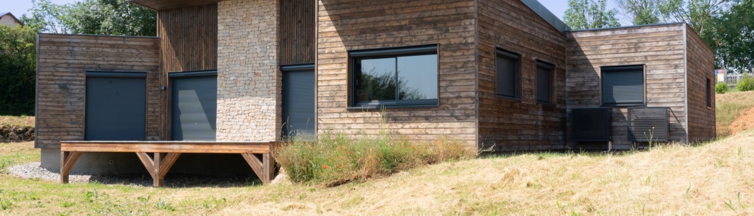 Maison ossature bois de plain pied