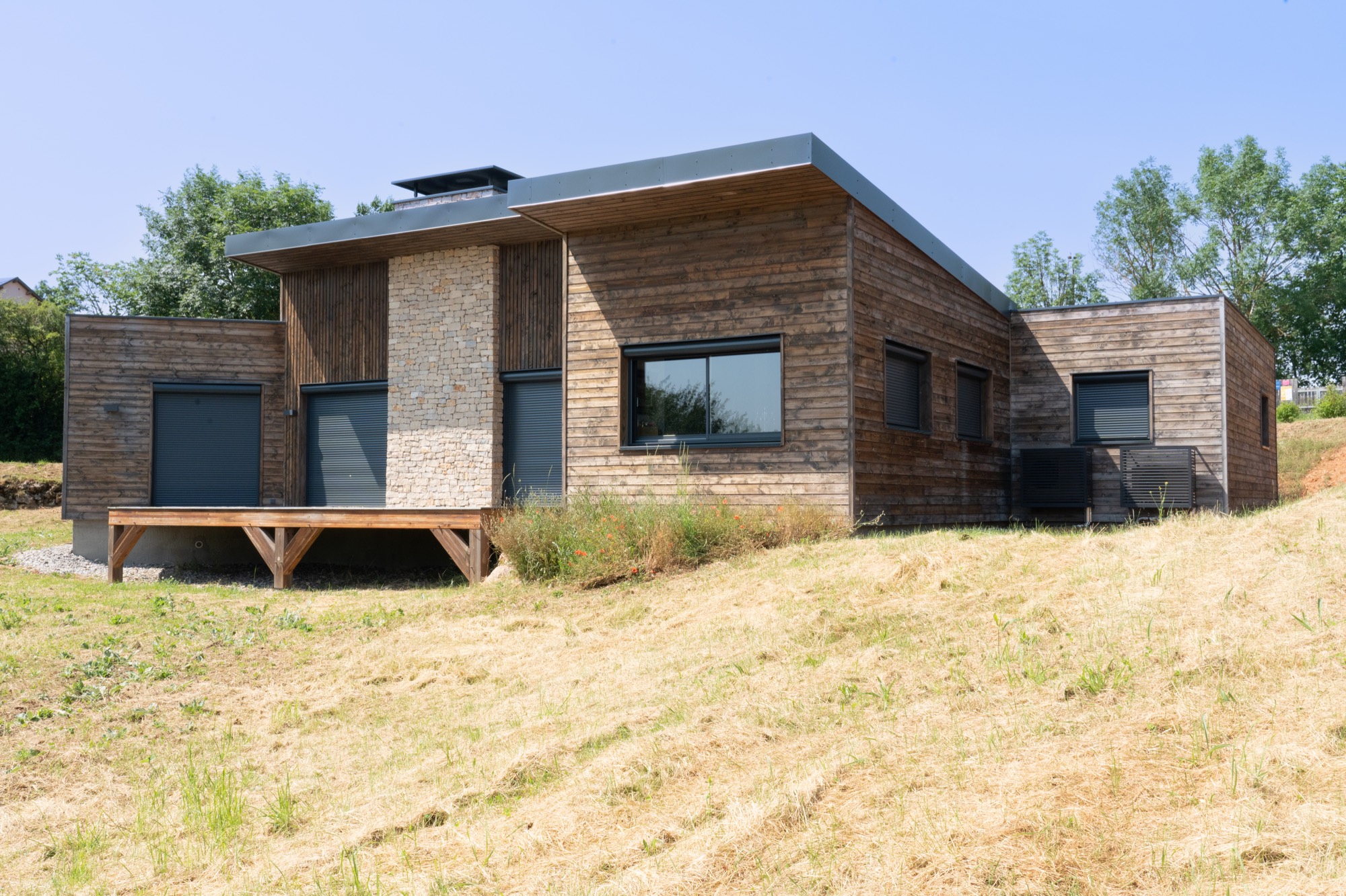 Maison ossature bois de plain pied