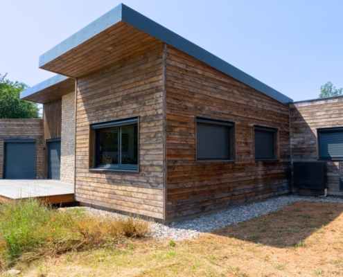 Maison ossature bois de plain pied
