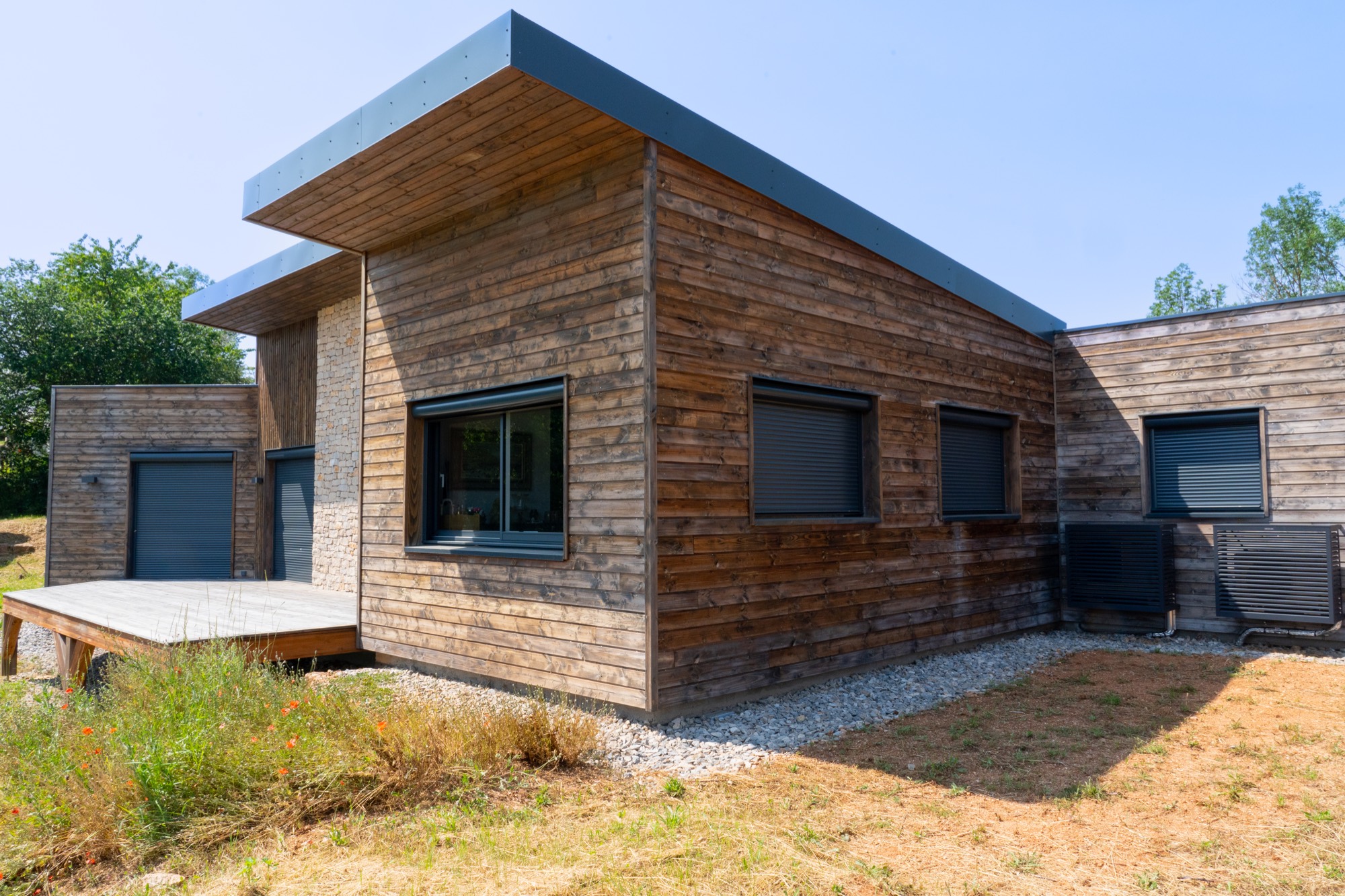 Maison ossature bois de plain pied