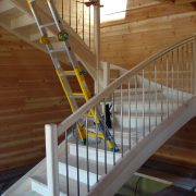 fabrication escalier bois frene rodez