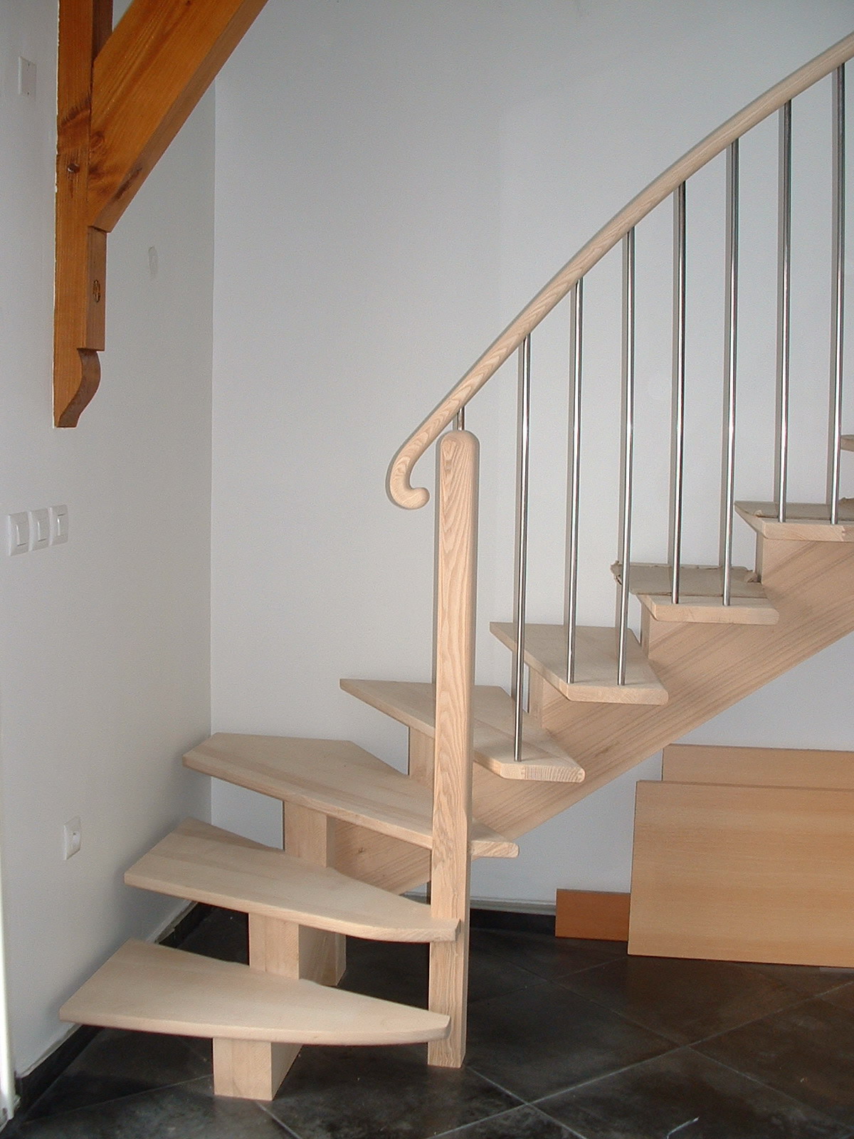 fabrication pose escaliers bois saint-beauzely